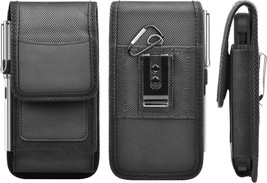 15 14 13 12 11 Pro Max Phone Holster Pouch Wallet Case with Belt Clip Ph... - $25.82