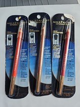 3pc Max Factor High Definition Lipliner &amp; Brush 107 RoseMauve 121 Cora 1... - $19.95