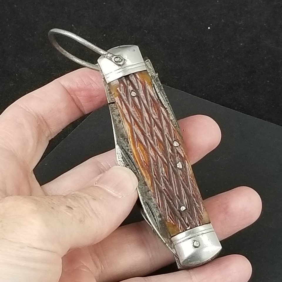 vintage Stellar pocket knife old 1950's Swiss Army type Japan 11 TOOLS! Item image 3