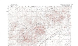Desert Peak Quadrangle Nevada 1951 Map USGS 1:62500 Topographic - £17.29 GBP