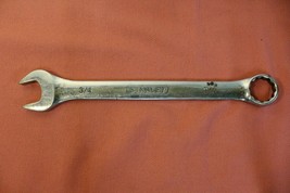Stanley 3/4" Chrome Vanadium Combination Wrench Open 12 Point Box End Used  - $12.99