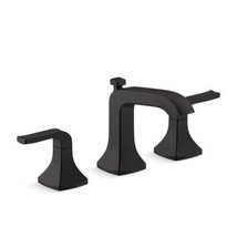 KOHLER Rubicon 8 in. Widespread 2-Handle Bathroom Faucet in Matte Black ... - £74.74 GBP