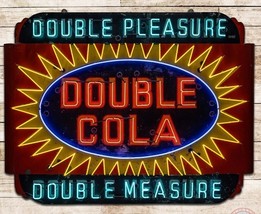 Double Cola Laser Cut Metal Sign - $69.95