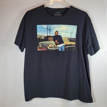 Ice Cube Mens Shirt XL Short Sleeve Graphic Crew Neck Black 80s Rap Casual  - $14.31