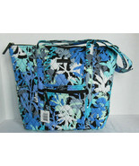 Vera Bradley Women Purse Shoulder Bag Handbag VILLAGER CAMOFLORAL blues ... - $149.28 CAD