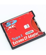 Micro SD SDHC to Compact Flash CF 1 Type I Card Adapter Converter 16GB 3... - $13.85