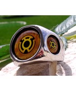 GREEN LANTERN SYMBOL YELLOW POWER RING DC COMICS ACTION FEAR HERO [ N51 ... - $67.01 CAD