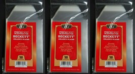 150 Cardboard Gold Perfect Fit Sleeves for Beckett Graded Slabs Bag BGS - £11.76 GBP