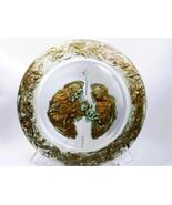 Vintage Nativity Plate, The Holy Family, Christmas 1988, Morgantown Crystal - $16.78