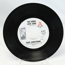 Louis Armstrong 45 Record Kinda Love Song Promo Radio Station Copy Jazz ... - $606.43 MXN