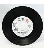 Louis Armstrong 45 Record Kinda Love Song Promo Radio Station Copy Jazz ... - $606.43 MXN