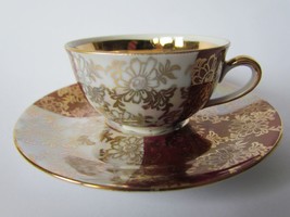 Vintage Coffee Cup &amp; Saucer-BAVARIA LCHINDING GERMANY - $9.49