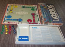 Vintage 1972 SORRY Slide Pursuit Game Board Game Complete with Instructi... - $18.32