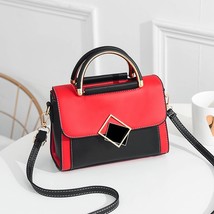 2022 Best Selling Women&#39;s Shoulder Bag Fashion Color Contrast Small Square Bag H - £57.40 GBP