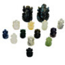 Natural Gemstone Statue For Home Decor - $9.89