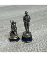 Chess Replacement Pieces Ulysses S. Grant (KING)  &amp; Soldier 1983 Frankli... - $351.46 MXN
