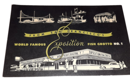 World Famous Exposition Fish Grotto Seafood San Francisco Vintage Postcard - $6.93
