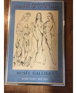 Poster: les Peintres Temoins de leur temps Musee Galliera 1960 LEONARD F... - €431,46 EUR