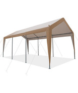 10 x 20 Feet Patio Heavy Duty  All-Weather Carport-without Sidewall - Co... - $377.49