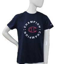 Champion Ladies&#39; Size Small Graphic Tee Logo, Athletic Navy Blue  - £11.18 GBP