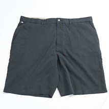 Tommy Bahama 40 x 9&quot; Black Silk Cotton Beach Island Relax Chino Shorts - £19.74 GBP