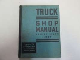 1937 Chrysler Truck Series M & Fe Shop Manual Stained Damage Factory Oem Book 37 - $79.99