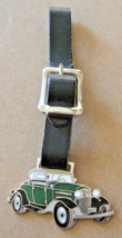 MEB  32 FORD ENAMEL &amp; CAST WATCH FOB WITH STRAP - $13.50