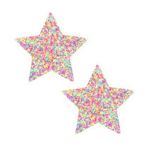 Neva Nude Pastie Star Sprankles Neon UV - £14.88 GBP