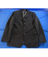 3 BUTTON DESIGNER CALVIN KLEIN BLACK BUSINESS SUIT JACKET WOMENS 18R 18 ... - $55.43