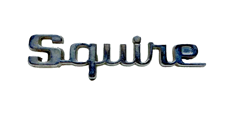 1972 FORD COUNTRY SQUIRE STATION WAGON EMBLEM SCRIPT P/N D22B-7342528-AA... - $4.95