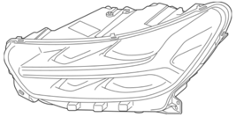 Genuine New Volvo Headlamp Assembly 31655999 - €978,06 EUR