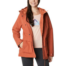 Columbia Ladies Double Pocket Rain Jacket Size: M, Color: Teak Brown - £56.08 GBP