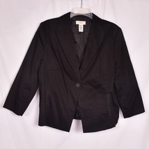 Covington Women&#39;s Black Career Dress Blazer Size 16 - $278.71 MXN