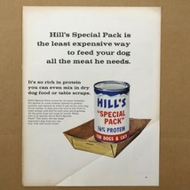 1964 Hill&#39;s Special Pack Dog Food Fiat Car Print Ad 10.5&quot; x 13.25&quot; - £5.66 GBP