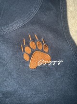 Embroidered Paw Pup Pride Muscle Tank Top Black Sz L - $29.65