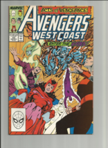 Avengers West Coast -MARVEL COMICS-VOL 2, No. 53-Mid-December 1989-STAN Lee - £4.73 GBP