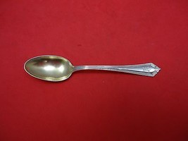 Plymouth by Gorham Sterling Silver Demitasse Spoon Goldwashed 4 1/8&quot; - £22.44 GBP