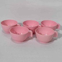 1982 Vintage Fisher Price Fun With Food Drink Pink Tea Set Cups Only HTF 0422!!! - £15.79 GBP