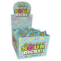 Suck a Bag of Sour Dicks Display of 100pcs - £42.82 GBP