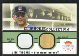 2002 Fleer Platinum Jim Thome Game Bat / Base Near Mint !! - £19.97 GBP