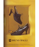 1994 Bruno Magli Shoes Footwear Monarch Butterfly Vintage Print Ad 1990s - £4.68 GBP