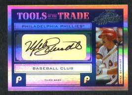 2004  DONRUSS  PLAYOFF  MIKE  SCHMIDT  AUTHENTIC  HAND  SIGNED  AUTO  11... - £98.00 GBP