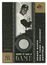 2007 Sp Roger Maris Game Uniform Nr Mint+ / Mint !! - £22.56 GBP