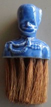 Antique Porcelain Figural Horse Hair Lint Brush - Vgc - England - Registered - £31.54 GBP