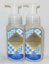 Gingham Unstoppable By Bath &amp; Body Works Gentle &amp; Clean Foaming Hand Soap Set 2 - £19.05 GBP