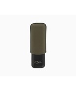 S.T. Dupont - Double Cigar Case Leather Khaki &amp; Matte Black - 183249 - $299.91 CAD