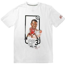 Jordan Mens Cp Trading Card T-Shirt Color White Size XL - $45.50