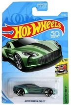Hot Wheels - Aston Martin One-77: HW Exotics #5/10 - #117/365 (2018) *Green* - £2.34 GBP