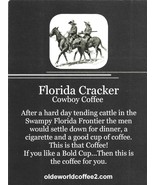 2025 Florida Cracker Cowboy Coffee   Half Pound Fresh Roasted Coffee Who... - $180.42 MXN