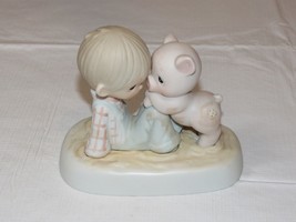 Precious Moments Jonathan &amp; David 1982 We&#39;re In It Together figurine ~ - £16.25 GBP